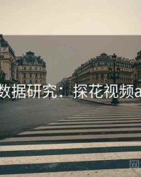 大数据研究：探花视频app