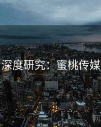 深度研究：蜜桃传媒