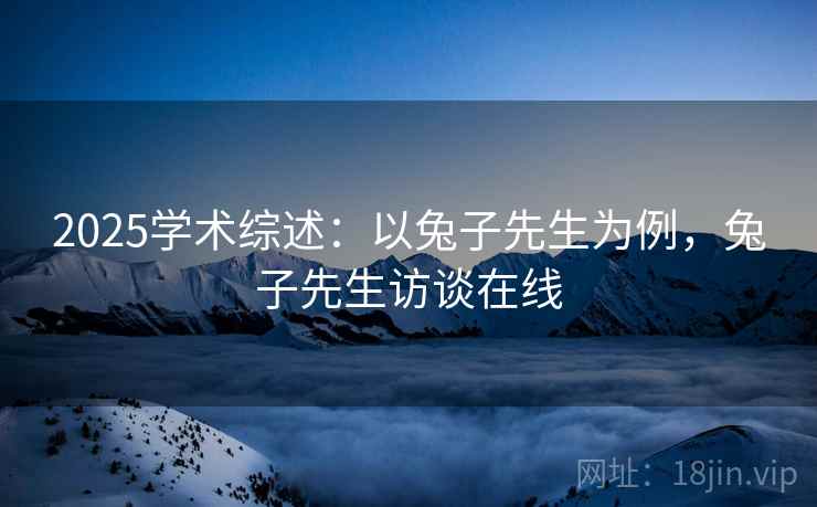 2025学术综述：以兔子先生为例，兔子先生访谈在线