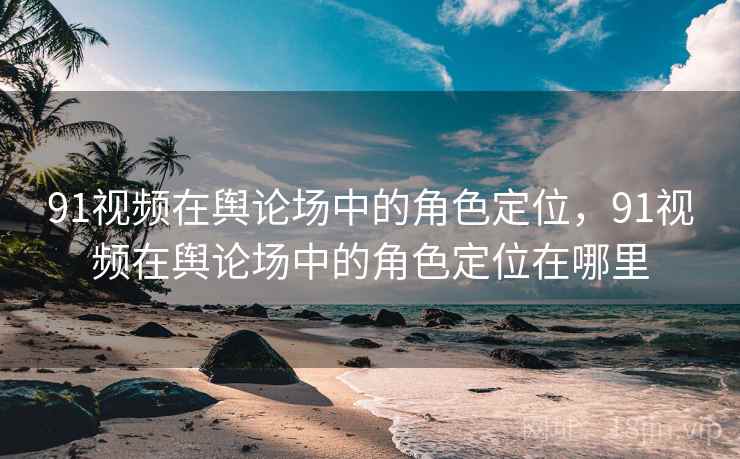 91视频在舆论场中的角色定位，91视频在舆论场中的角色定位在哪里