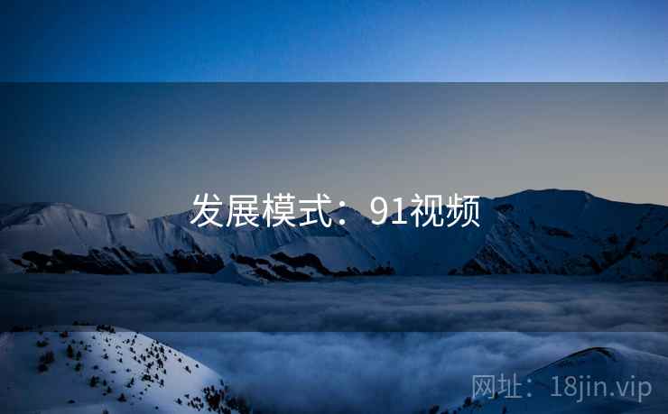 发展模式：91视频