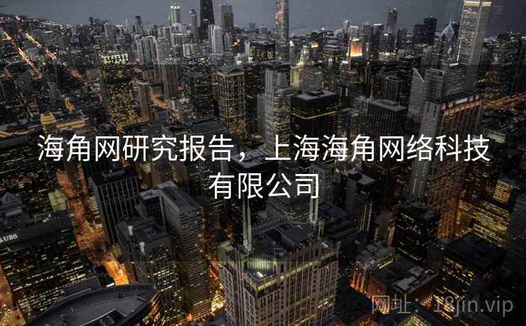 海角网研究报告，上海海角网络科技有限公司