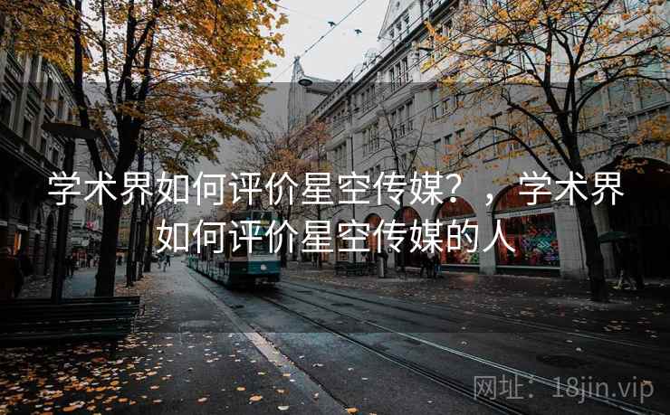 学术界如何评价星空传媒？，学术界如何评价星空传媒的人