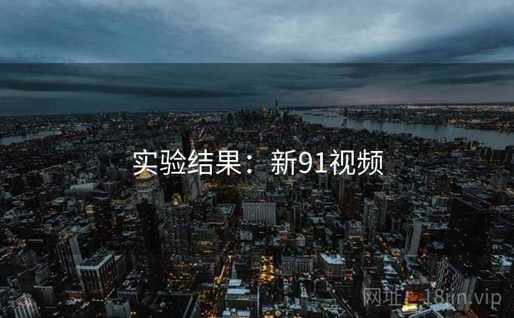实验结果：新91视频
