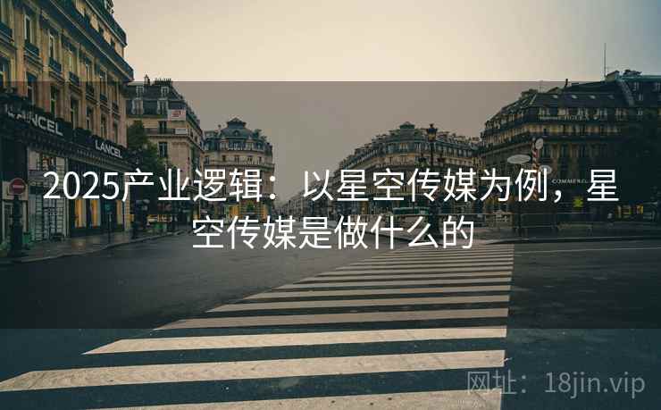 2025产业逻辑：以星空传媒为例，星空传媒是做什么的